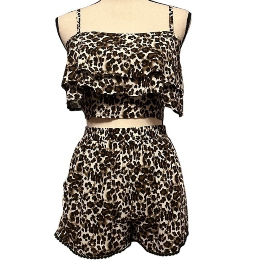 Dream State Animal‎ Print Set Sz S/M